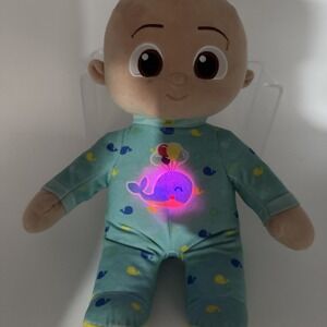 Moonbug Cocomelon Musical Glow JJ Bedtime 11in Soft‎ Plush Doll 2022 Lights Up